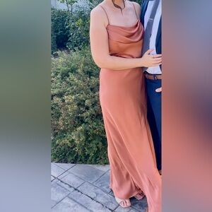 Mia Terracotta Dress